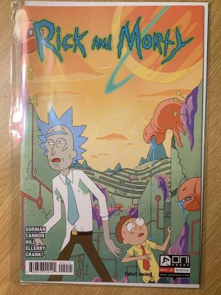 Rick And Morty 2 Rare 1st Print Hard To Find Oni Press Adult Swim Key Hot