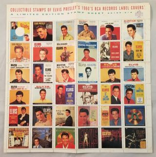 Elvis Presley Limited Edition Stamps 1960 