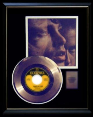 The Doors Gold Record Disc 45 Rpm Light My Fire Rare Jim Morrison