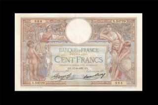 1937 Banque De France 100 Francs " Rare " Consecutive 2 Of 2 ( (ef,  /aunc))