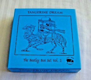 Tangerine Dream " The Bootleg Box Set,  Vol.  2 " 7 Cd Box Set Live 1976 - 83 Rare Htf