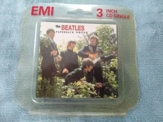 The Beatles Paperback Writer Rare 1989 3 Inch Cd In Emi Plastic Wrap