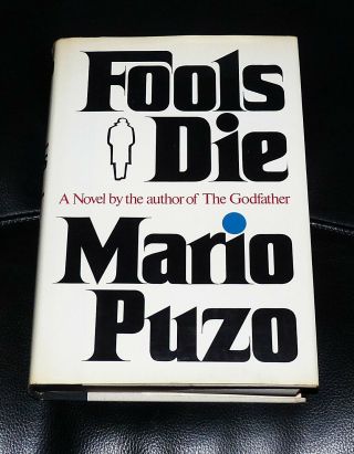Fools Die - Mario Puzo - 1st U.  S.  Edition 1978 Signed Hb - The Godfather Rare