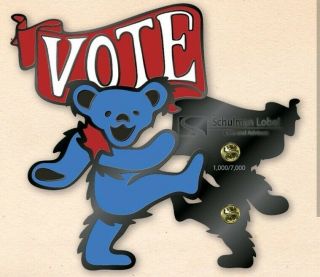 Dead And Co.  Dancing Bear Grateful 2019 Summer Tour Vote Pin RARE d Company 2