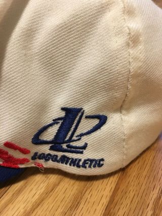 Vintage England Patriots Splash Snapback Hat,  Logo Athletic,  Rare 90 ' s 3