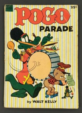 1953 No.  1 Dell Comic Pogo Parade By Walt Kelly 25 Cents Rare