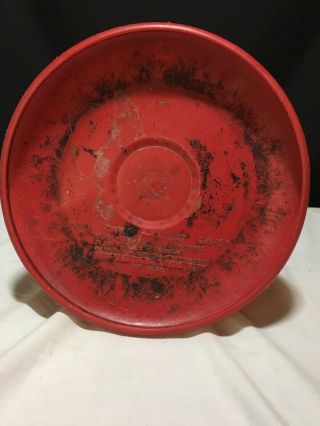 Wham - o Frisbee Pluto Platter Style 1 Red Color Rare And/Or Customized? 4