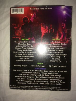 CKY Live at Mr.  Smalls - DVD and CD Set RARE Signed By Matt Deis 3