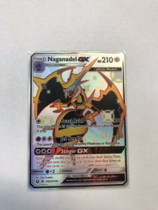 Pokemon Tcg - Hidden Fates - Shiny Naganadel Gx Shiny Rare (sv63/sv94) Nm/mt
