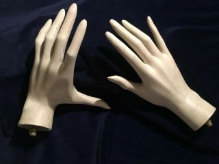 Vintage Mannequin Hands Hindsgaul Shape Retro Rare.