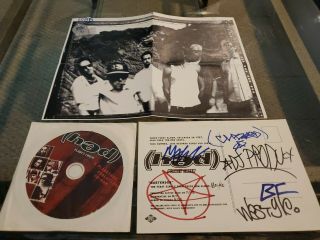 Rare (Hed) pe Cd - Rom,  Signed Postcard,  and Band Photo Church Of Realities insert 2