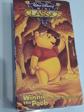 Winnie The Pooh And The Honey Tree (vhs,  1991) Walt Disney Mini Classics Rare