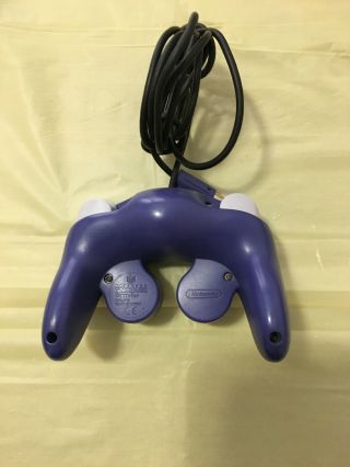 Rare Nintendo GameCube OEM Indigo Purple Controller DOL - 003 2
