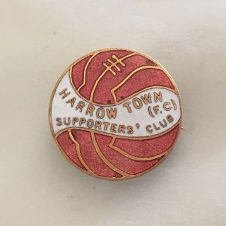 Rare Old Harrow Town Miller Ball Badge