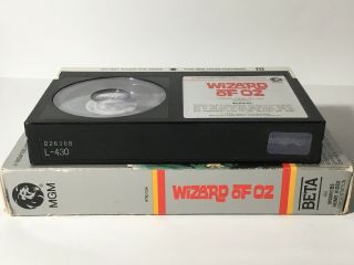 Wizard Of Oz 1939 MGM/CBS 1980 Fist Run Beta Betamax Judy Garland Rare 4