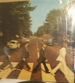 Beatles " Abbey Road " Rare Re - Issue,  Orange Capitol Label Still In Shrinkwrap