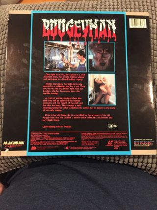 The Boogey Man Boogeyman Laserdisc LD Rare Horror VHTF 2