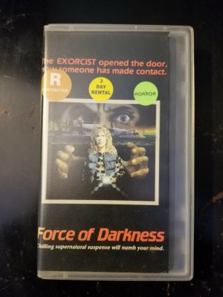 Force Of Darkness (rare; Vhs; Afc Home Video)