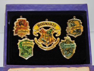 Rare 2001 Hallmark Harry Potter Ornaments Hogwarts 
