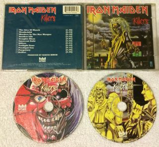 Iron Maiden Very Rare Killers 2cd Castle Records 2 Cd Limited Edition Bonus Disc