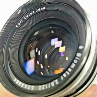 Rare Carl Zeiss Biometar 120mm f2.  8 for Praktina with Canon EF Mount adapter 2