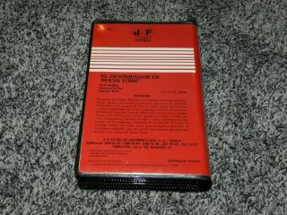 RARE HORROR VHS EL DESTRIPADOR DE NUEVA YORK L.  FULZY THE RIPPER of YORK 2
