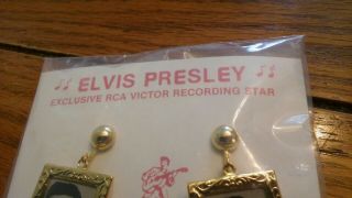 1956 Elvis Presley EPE Loving You Earrings Rare 3