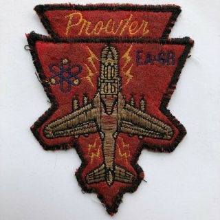 Vintage Us Navy Ea - 6b Prowler Insignia Patch Usn Rare All Red Version