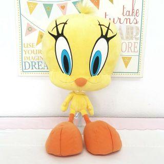Looney Tunes Tweety Bird Two Feet Tall 24 " Plush Big Head Feet Stuffed Rare Doll