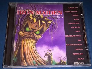 The Iron Maiden Tribute Rare Metal Cd For Collectors Wardog Iron Savior Kamelot