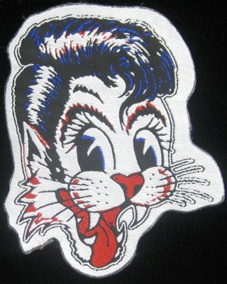 Stray Cats Rare 4x3 Cat Tour Patch For Jacket/hat/shirt Rockabilly Punk