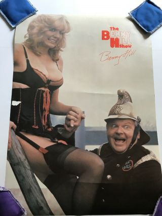 Rare 1980 Retro Poster The Benny Hill Show