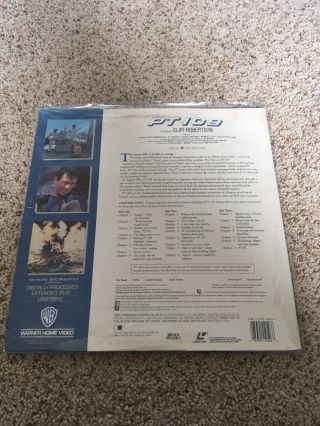 PT 109 Widescreen Laserdisc - ULTRA RARE 2
