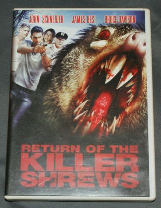 Return Of The Killer Shrews (dvd,  2013) Rare Oop Horror Retromedia Sleaze Cult