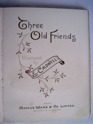 Very Rare 1889 Children ' s Book 