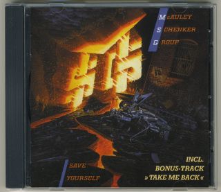 Mcauley Schenker Group - Save Yourself - Rare 1989 Oop Cd - I Am Your Radio