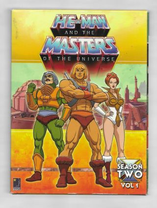 He Man Masters Of The Universe Season Two Vol One R1 6 Disc Set Rare