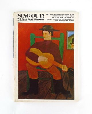 Bob Dylan Sing Out Vol 18 No 4 Cover Painting,  Rare Interview