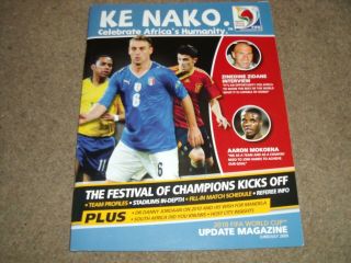 Rare Football Programme Fifa Confederations Cup South Africa 2009