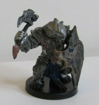 D&d Mini - Dragonborn Fighter - Rare War Of The Dragon Queen 4/60 With Card