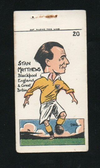 Rare Sunday Empire News Micky Durling Football Stanley Mathews Blackpool Stoke