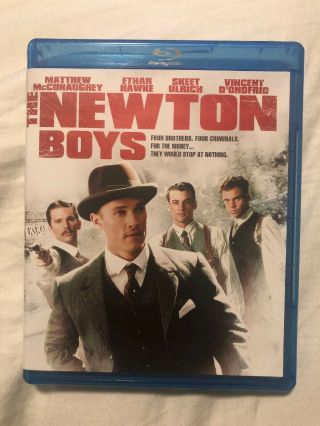 The Newton Boys (blu - Ray Disc,  2013) Rare Oop Htf
