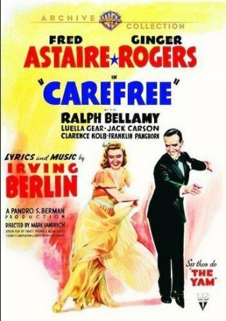 Carefree - Fred Astaire & Ginger Rogers - Dolby Digital - (dvd,  2006) - Oop/rare