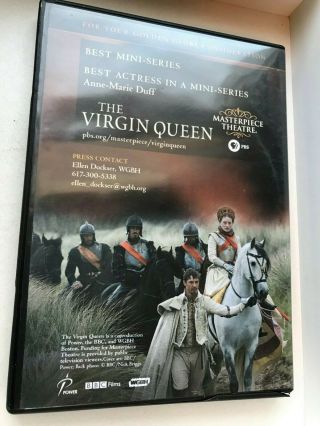 ELIZABETH I THE VIRGIN QUEEN - PBS Masterpiece DVD - R Rare Golden Globe Screener 4
