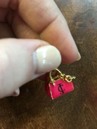 Rare Retired Juicy Couture Pink Purse Charm -