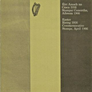 Ireland Eire.  Easter Rising 1916 Commemorative Booklet.  April 1966.  Rare.