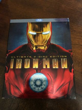 Iron Man Ultimate 2 - Disc Blu - Ray Edition.  Very Rare.  Slipcover