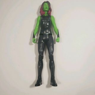 Marvel Avenger Titan Hero Series Gamora 12 Inch Action Figure Rare Black Outfit