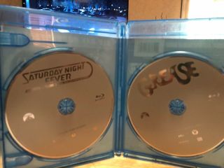 Saturday Night Fever / Grease (Blu - ray Double Feature) John Travolta Rare 3