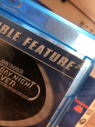 Saturday Night Fever / Grease (Blu - ray Double Feature) John Travolta Rare 4